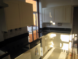 Black granite kitchen worktops - Brent