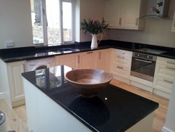 Black Pearl Granite Kitchen Worktops - Battersea