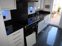 Indian Black - Black Granite Kitchen Worktops - Dartford