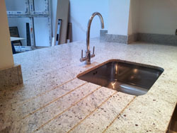 Kashmir White Grakite Kitchen Worktops - Norbury