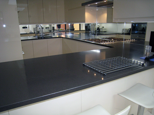 Ascot - Silestone Carbono Quartz Kitchen Worktops