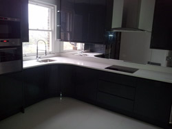 Silestone White Quartz Kitchen Worktop Forest Hill